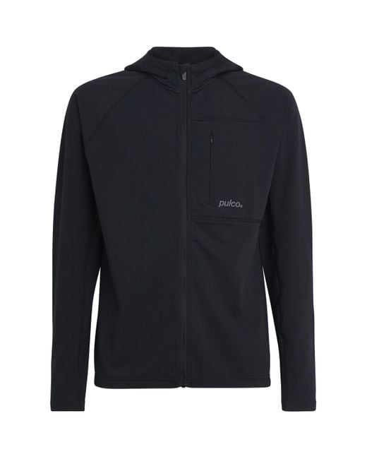 Pulco Studios Blue Two-Way Stretch Training Hoodie for men