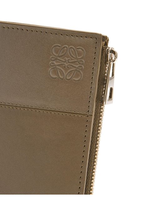Loewe Brown Leather Anagram Bifold Cardholder for men