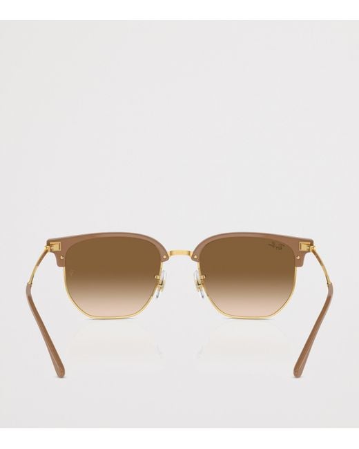 Ray-Ban Brown New Clubmaster Sunglasses