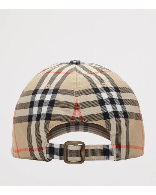 Burberry Natural Check Baseball Cap for men