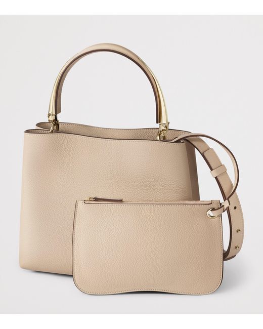 Cartier Natural Leather Panthère De Double Top-Handle Bag
