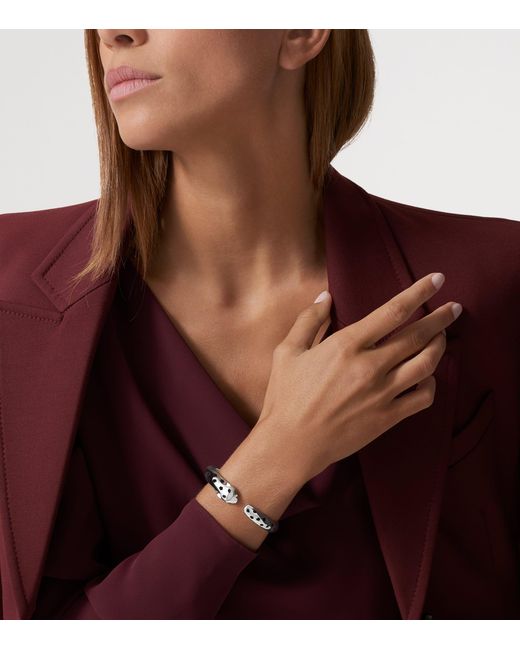 Cartier Metallic Medium, Tsavorite Garnet And Onyx Panthère De Bracelet