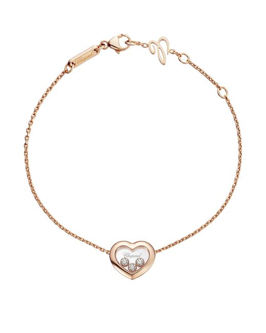 Chopard Metallic And Diamond Happy Diamonds Icons Bracelet