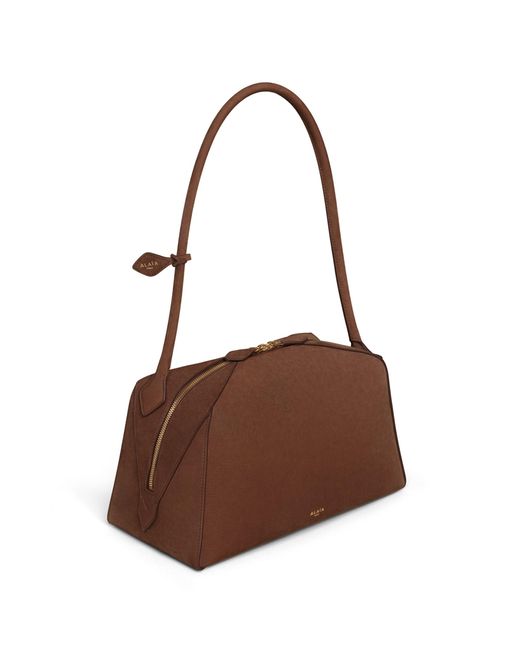 Alaïa Brown Leather Le Bouledogue Shoulder Bag