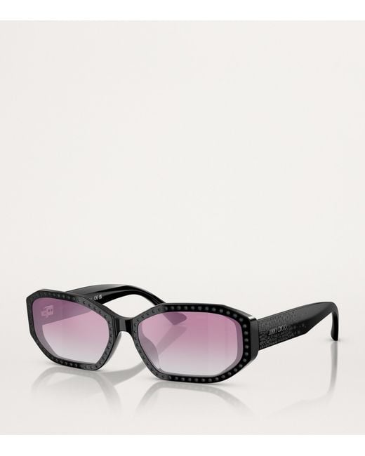 Jimmy Choo Black Acetate Jc5021Bu Sunglasses