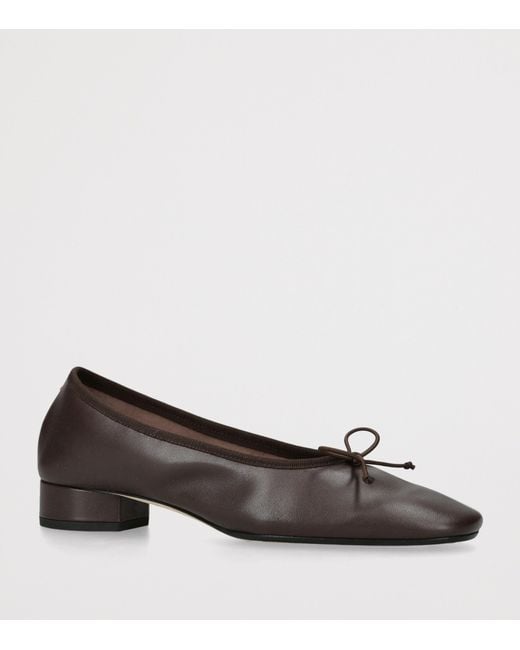 Aeyde Brown Leather Onda Pumps 25