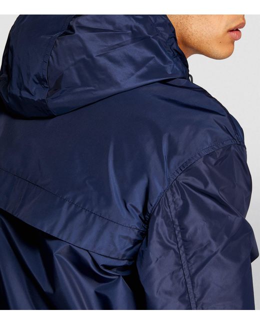 Polo Ralph Lauren Blue Water-repellent Hooded Jacket for men