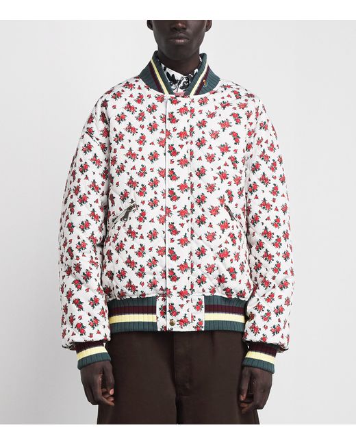 Vivienne Westwood Blue Reversible Bernardo Bomber Jacket for men