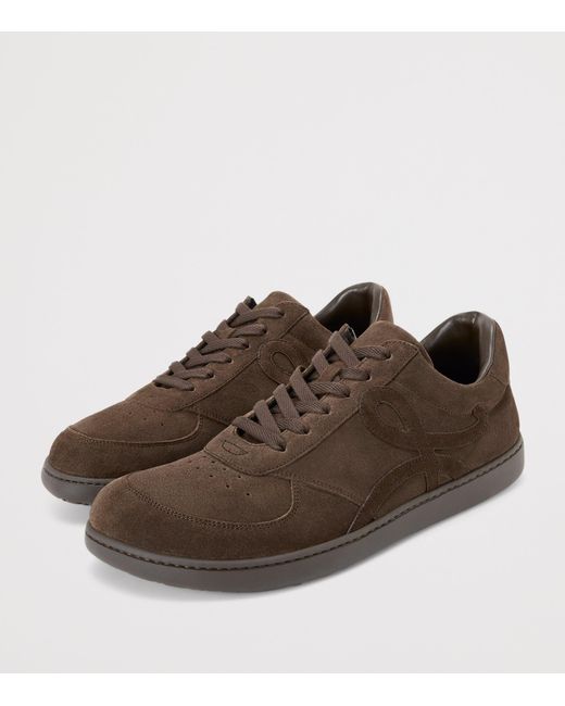 Loewe Brown Suede Jambo Sneakers