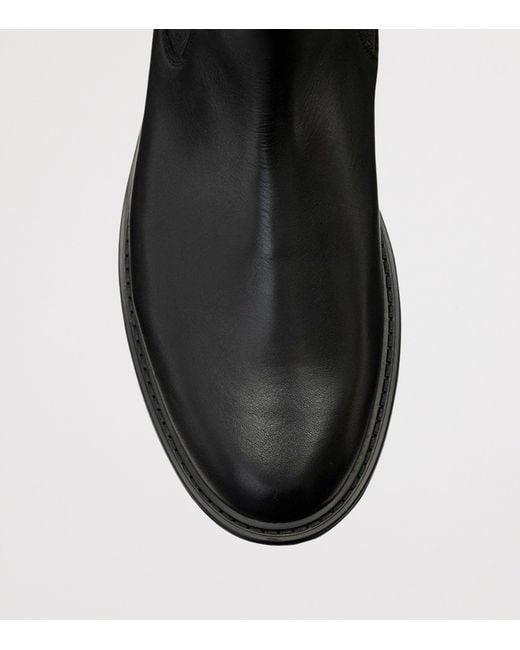 AllSaints Black Leather Beryl Boots