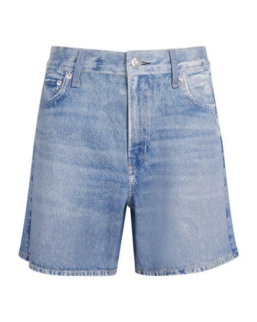 Rag & Bone Blue Miramar Kaia Shorts