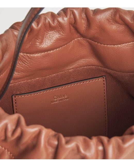 Chloé Brown Small Icons Shoulder Bag