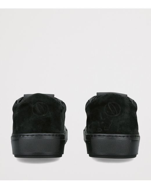 Born Outside Black Suede Echo Sneakers for men