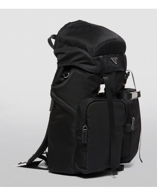 Prada Black Re-Nylon Backpack for men