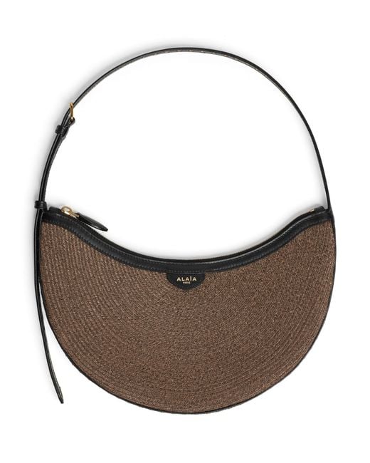 Alaïa Brown Small One Piece Demi Lune Shoulder Bag