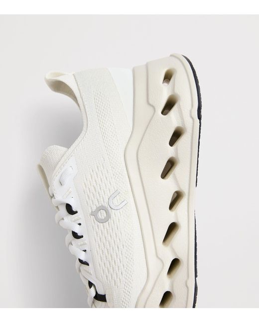 On Shoes White Cloudsurfer Max Trainers