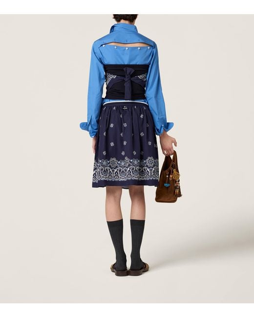 Miu Miu Blue Shirts