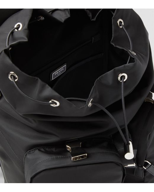 Prada Black Re-Nylon Backpack for men