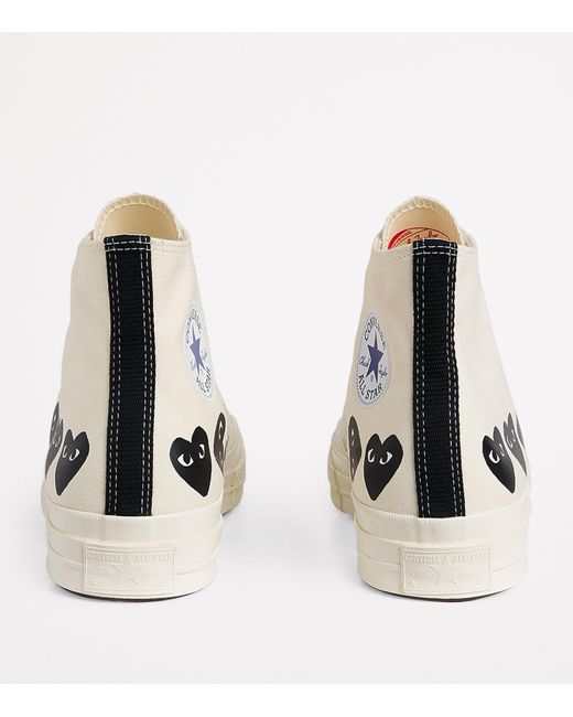 COMME DES GARÇONS PLAY White X Converse Heart Chuck Taylor All Star '70 High-Top Sneakers for men