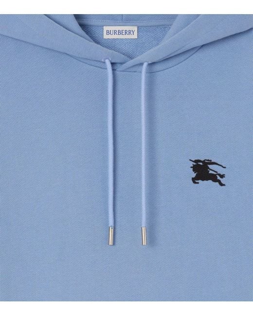 Burberry Blue Ekd Stamp Hoodie for men