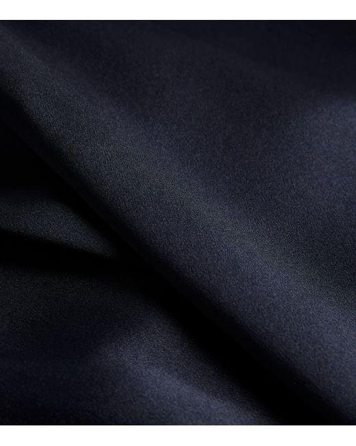 Zimmerli of Switzerland Blue Silk Boxers for men