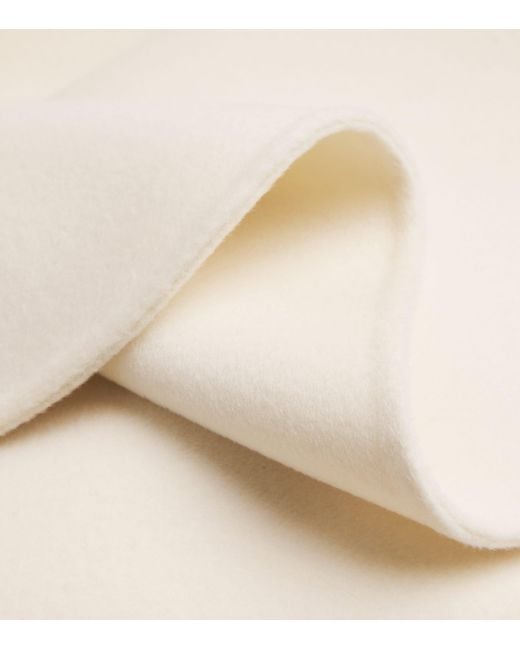 Soft Goat White Wool-Cashmere Short Jacket