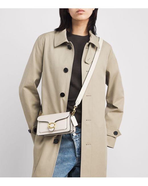 COACH Natural Leather Tabby 20 Shoulder Bag