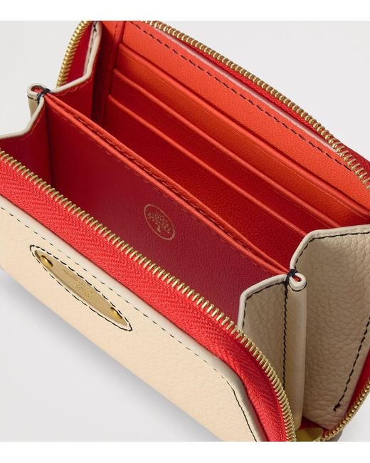 Mulberry Natural Leather Plaque Wallet