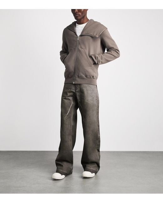 Rick Owens Gray Geth Wide-Leg Jeans for men