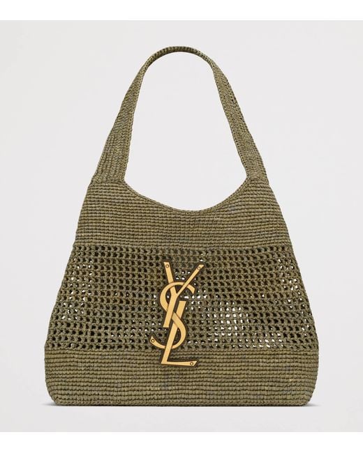 Saint Laurent Green Medium Icare Tote Bag