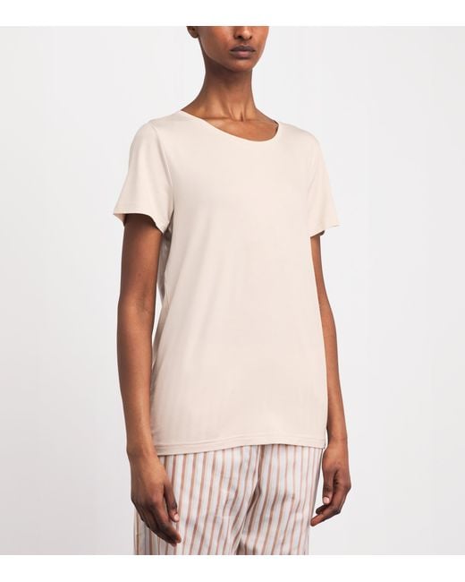 Derek Rose Natural Micro Modal Lara Pyjama Top