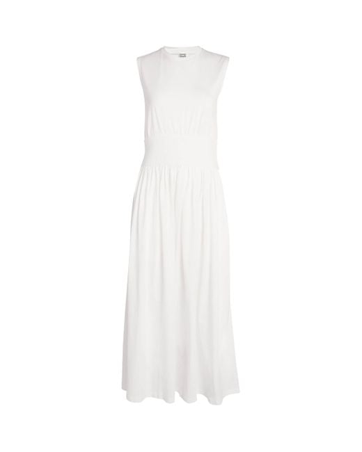 Totême  White Organic Cotton T-Shirt Dress