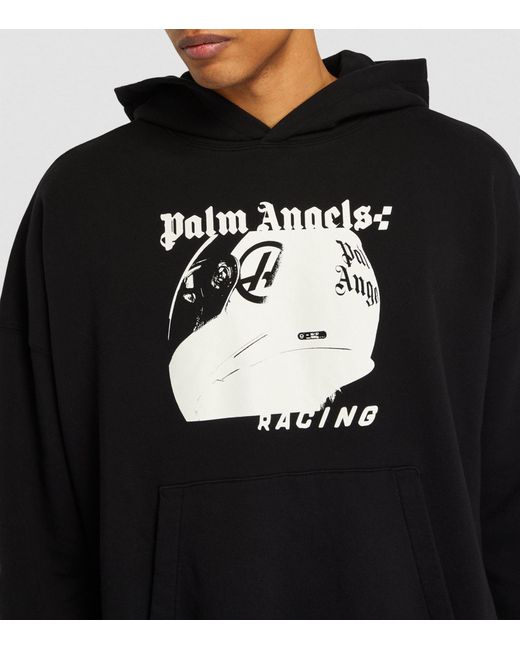 Palm Angels Black X Moneygram Haas F1 Team Helmet Hoodie for men
