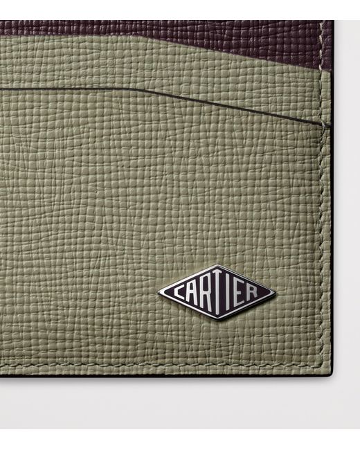 Cartier Brown Leather Losange Card Holder for men