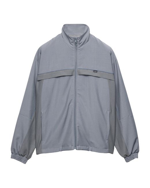 Prada Gray Virgin Wool-Mohair Jacket for men