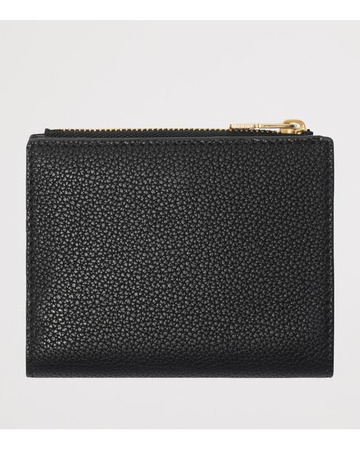 Burberry Black Leather Cotswolds Bifold Wallet