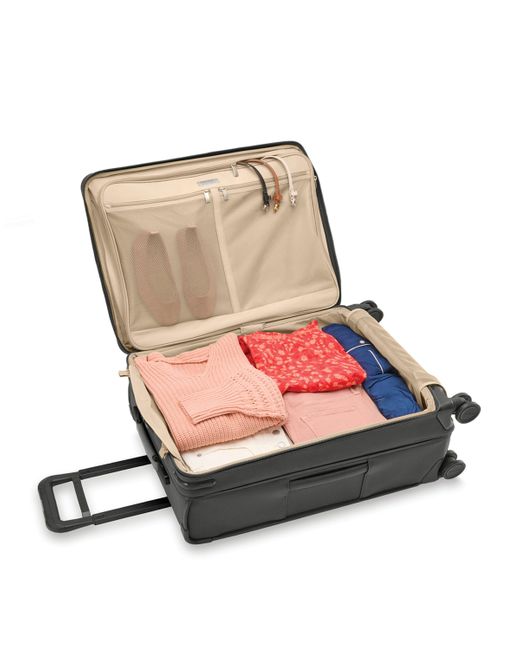 Briggs & Riley Black Medium Baseline Expandable Spinner Suitcase