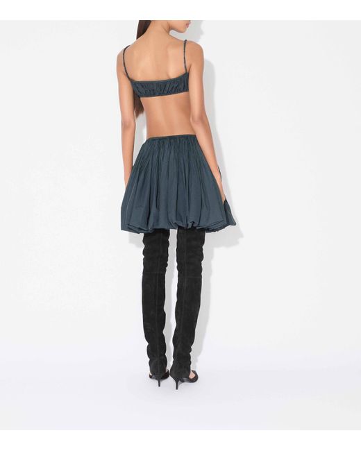 Alaïa Blue Bubble Mini Skirt
