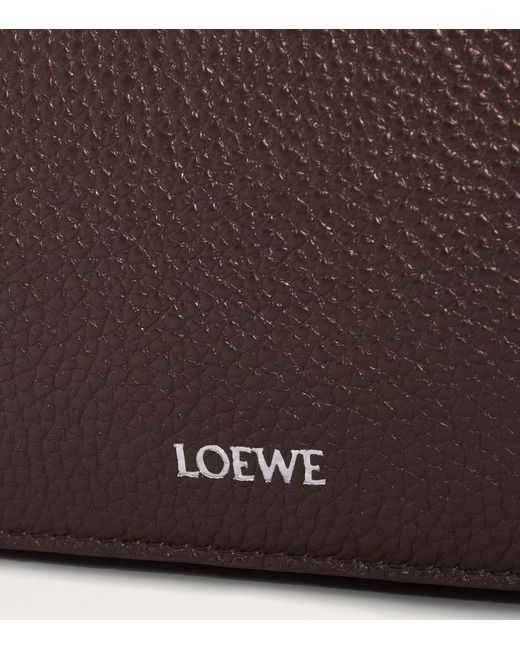 Loewe Brown Xs Leather Pebble Messenger Bag for men