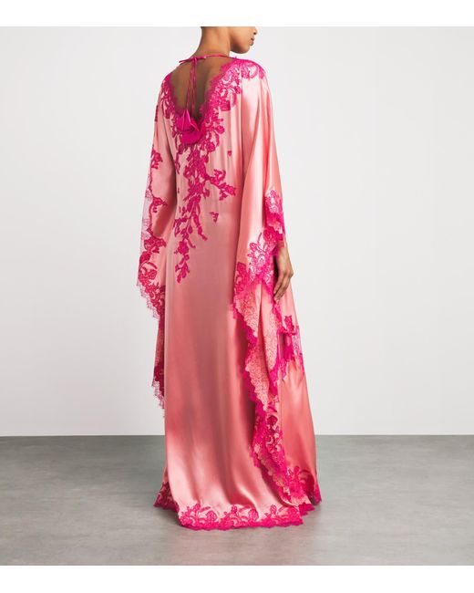 Torlowei Pink Silk Tokoni Kaftan