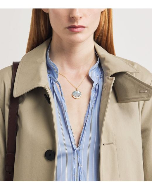 L'Atelier Nawbar Metallic And Diamond Sunrise Pendant Necklace