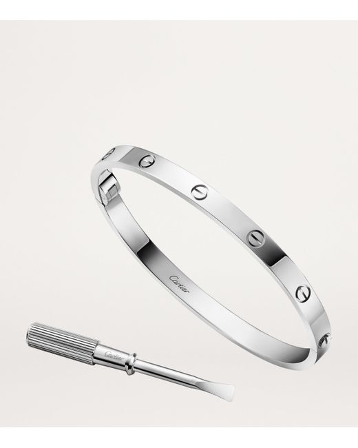 Cartier White Love Medium Bracelet