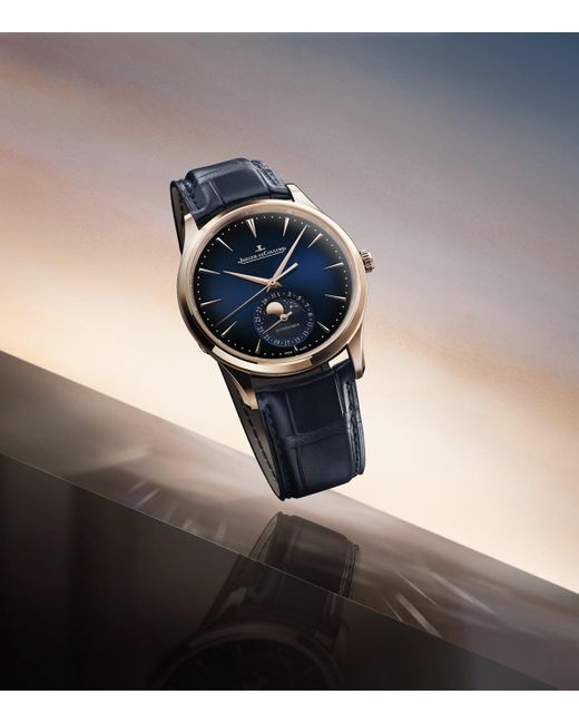 Jaeger-lecoultre Blue Rose Master Ultra Thin Moon Watch for men
