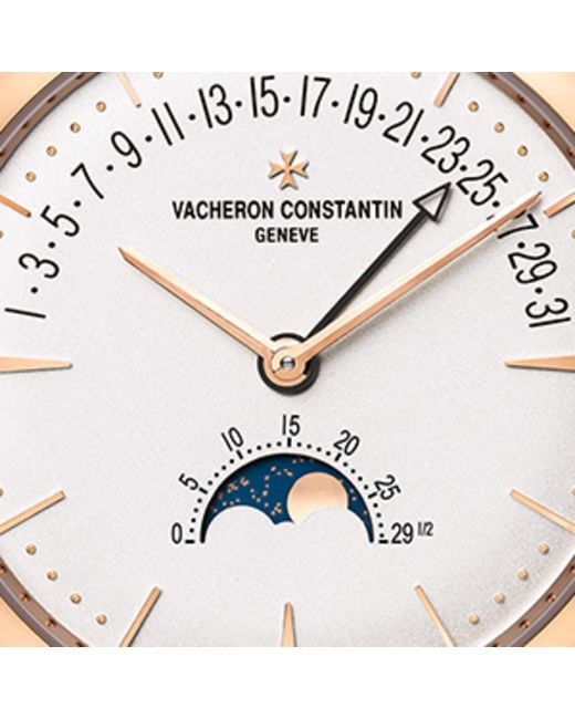 Vacheron Constantin Metallic Patrimony Moon Phase Retrograde Date Watch