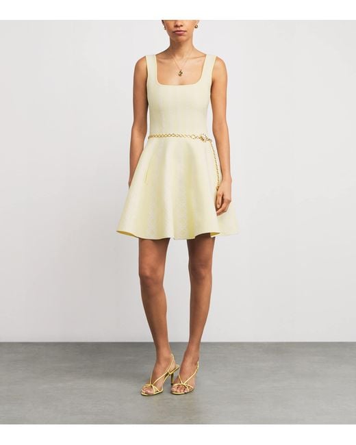 Maje Metallic Embellished Chain Belt