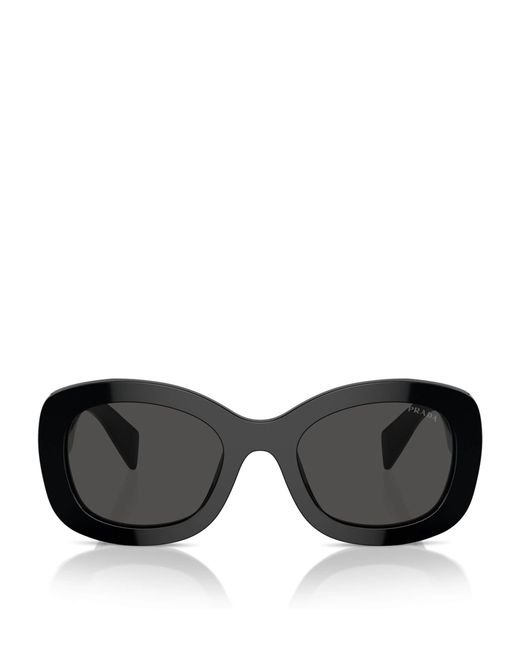 Prada Black Titanium Pra13S Sunglasses
