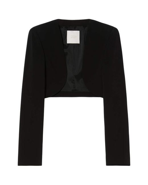 Marina Rinaldi Black Cropped Bolero Jacket