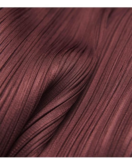 Pleats Please Issey Miyake Purple January Monthly Colours Top