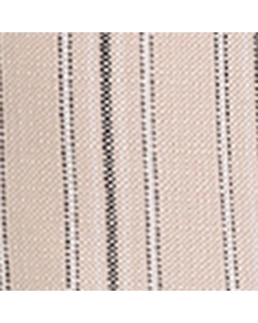 Dolce & Gabbana Natural Structured Stripe Single-Breasted Blazer