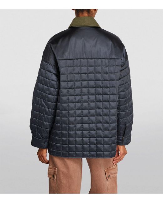 MAX&Co. Blue Reversible Quilted Jacket